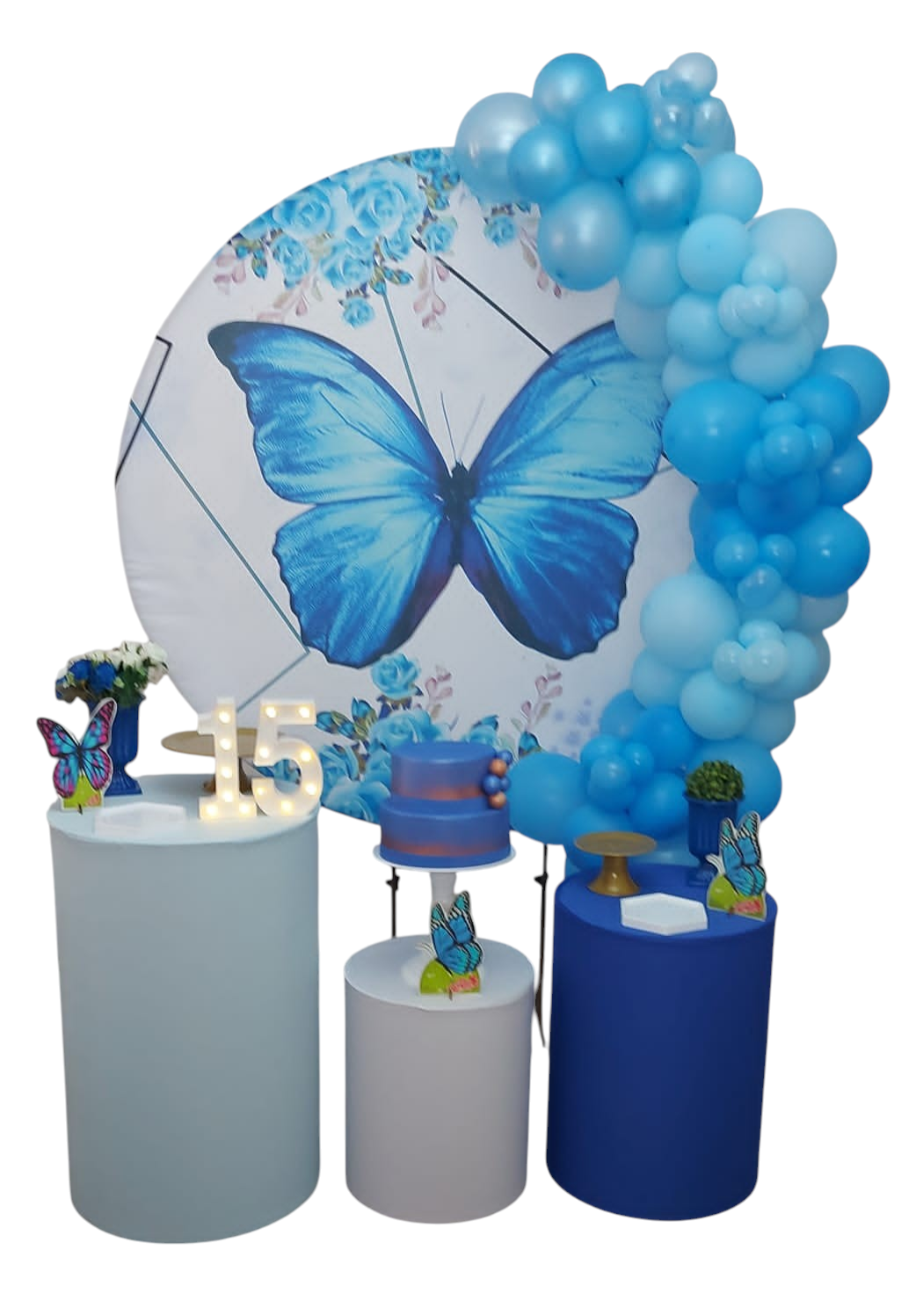 Borboleta Azul Kit Bronze II