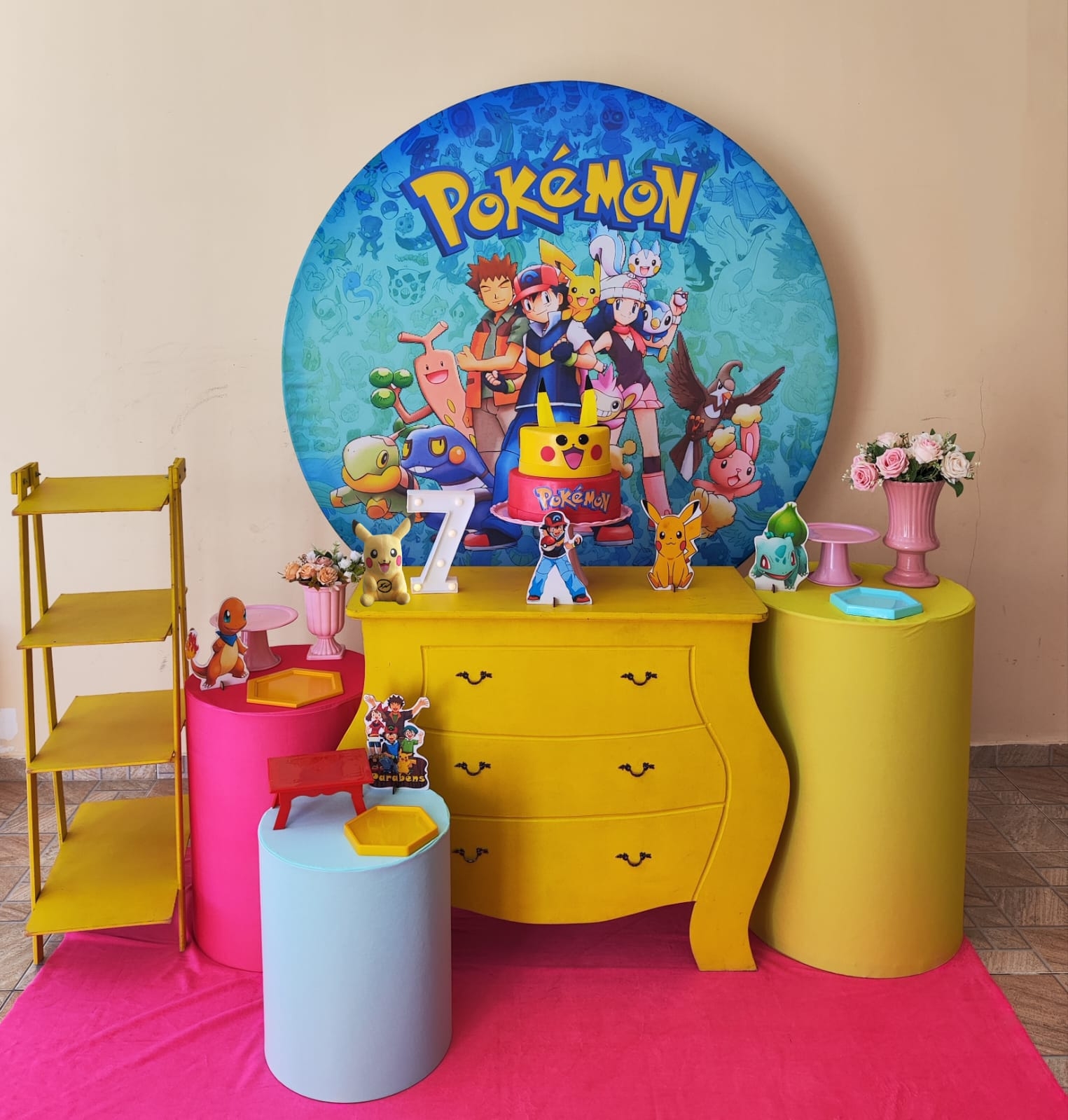 Pokemon Menina Kit Ouro