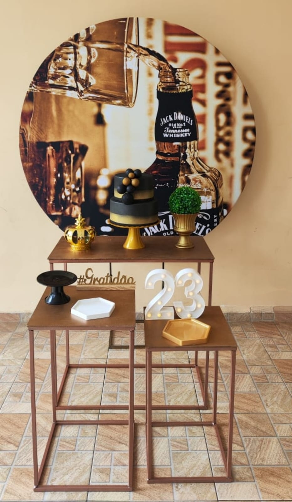 Jack Daniel's Masculino Kit Ouro