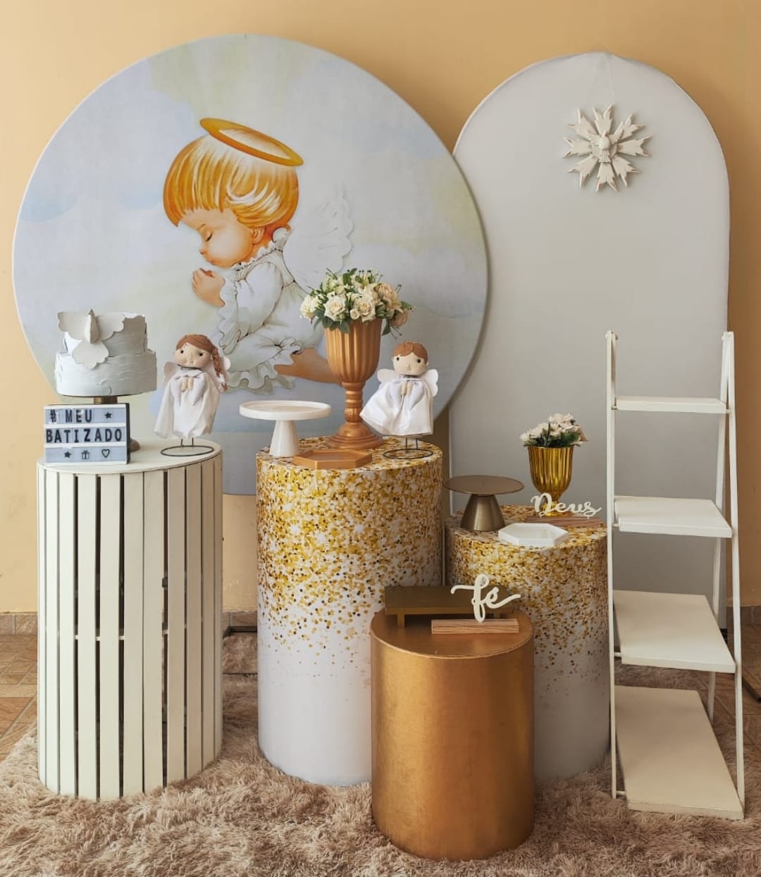 Batizado Anjo Unissex Kit Diamante