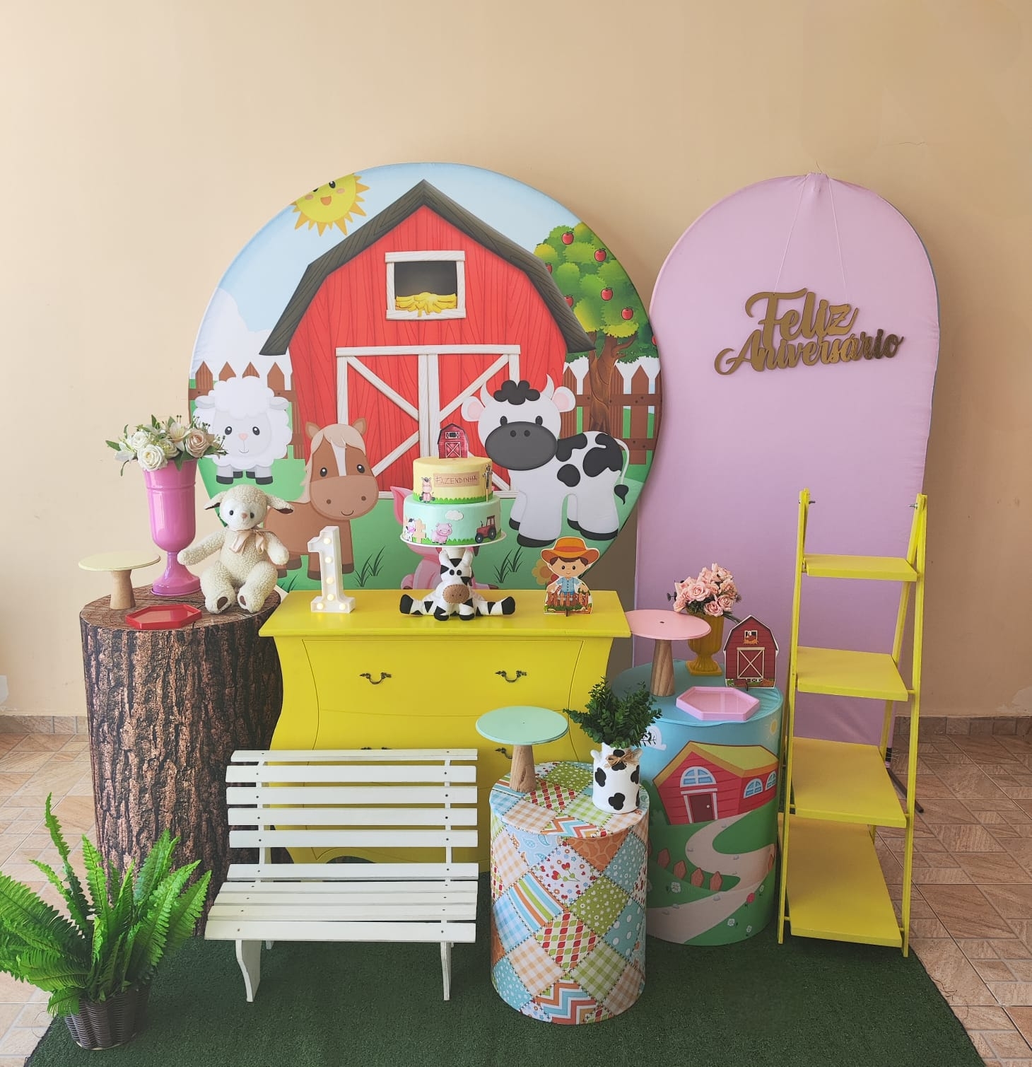 Fazendinha Menina Kit Diamante