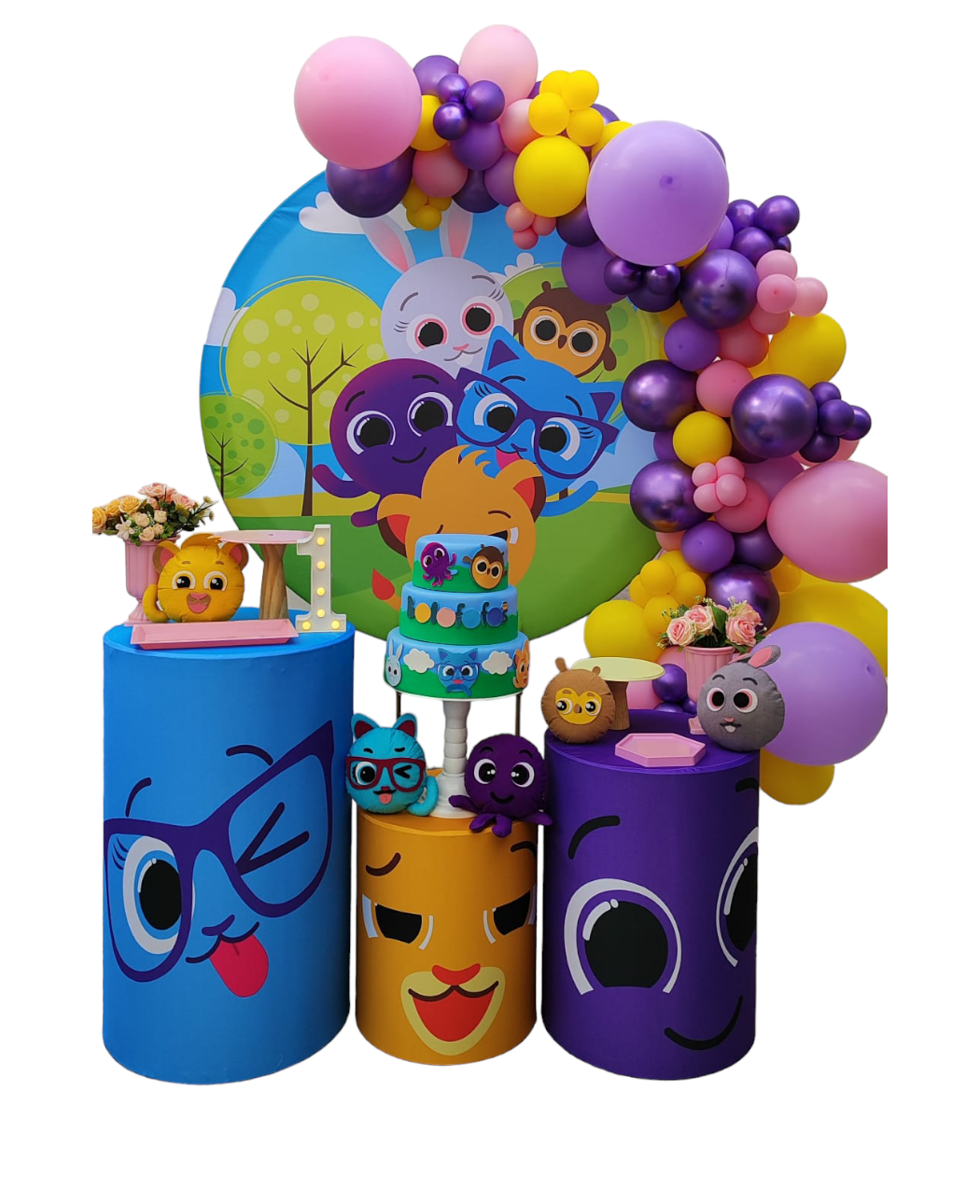 Bolofofos Menina Kit Prata