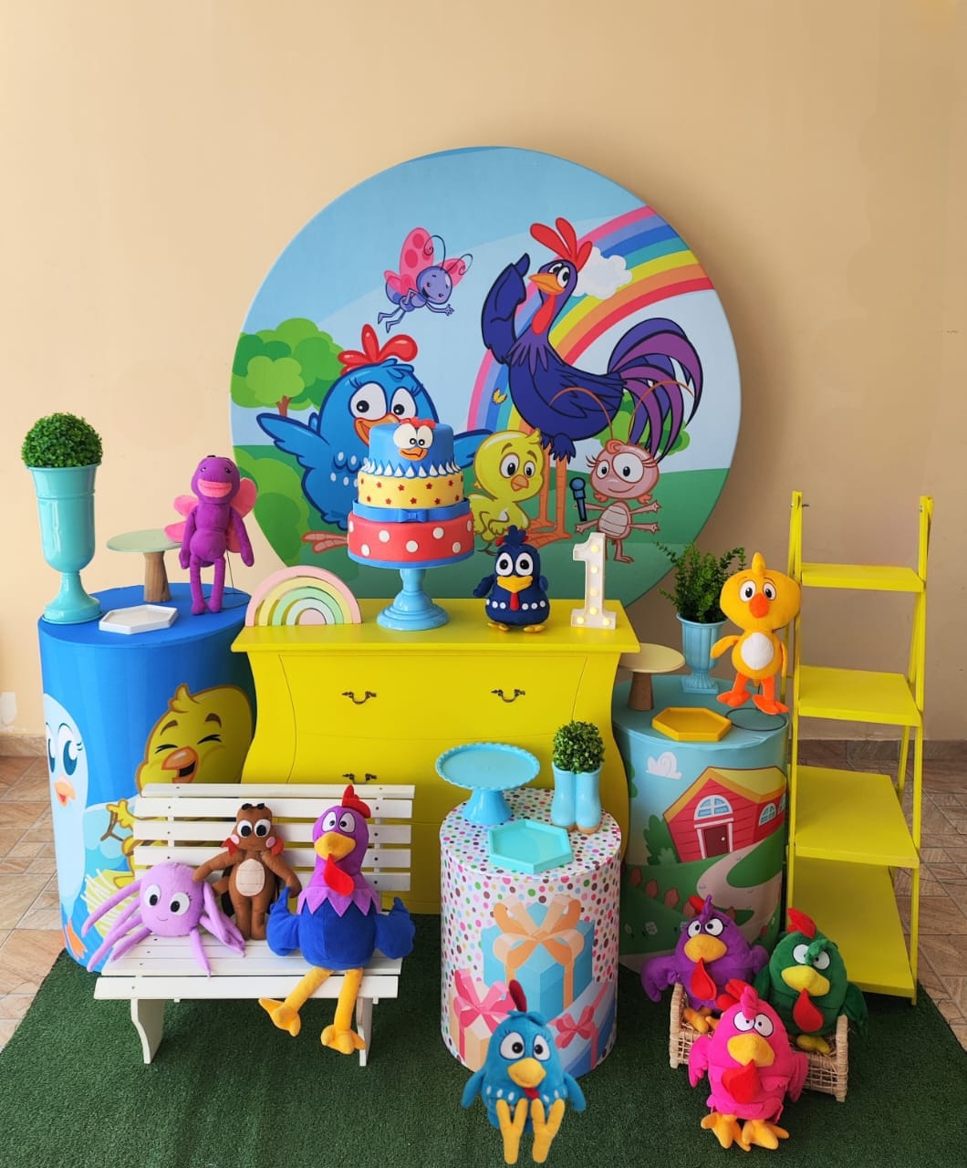 Galinha Pintadinha Menino Kit Ouro