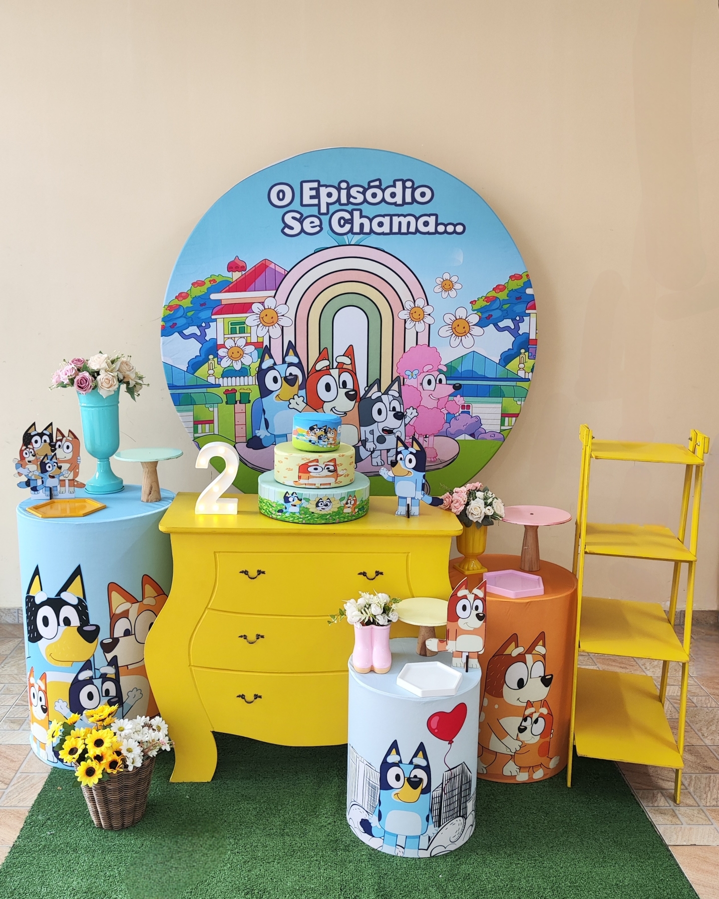 Bluey e Bingo Menina Kit Ouro