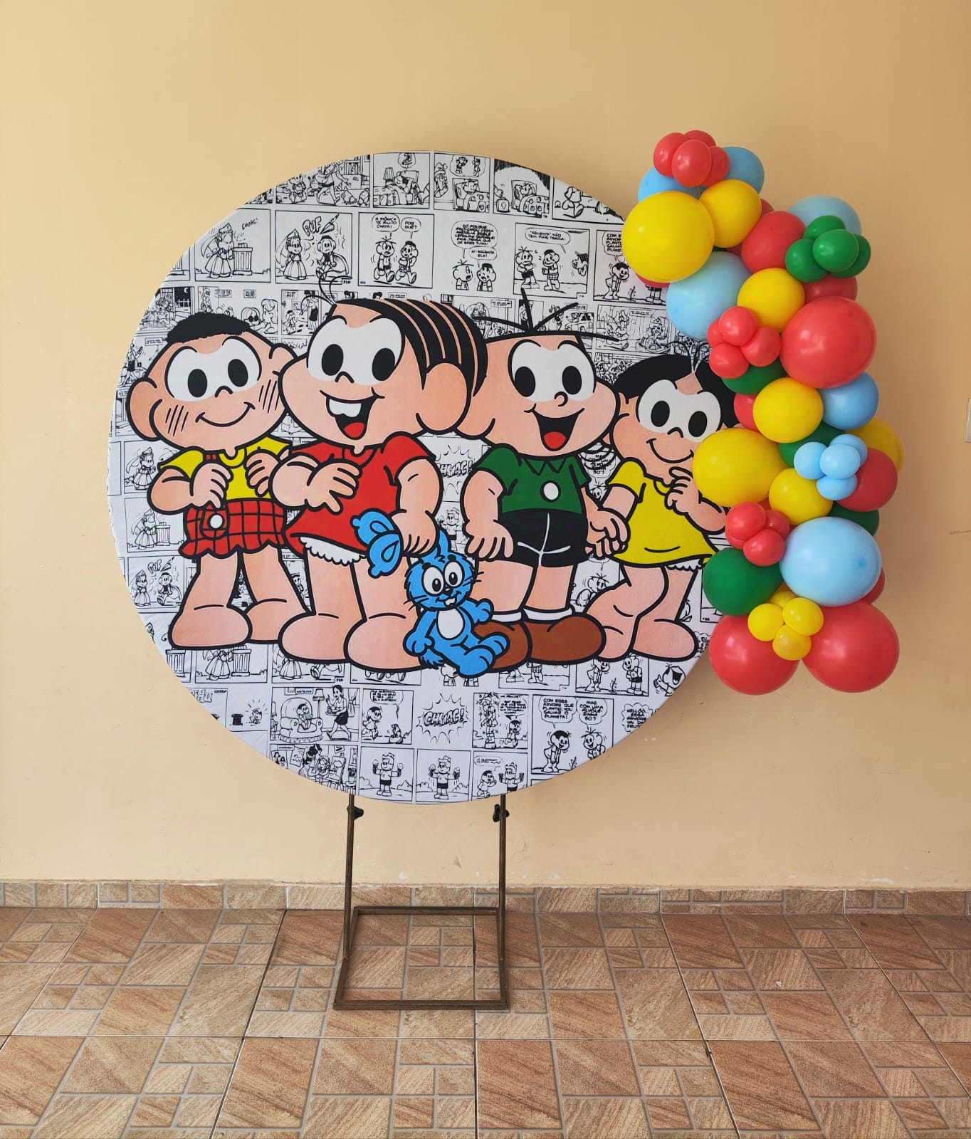 Turma da Mônica Menino Arco de Bexigas P