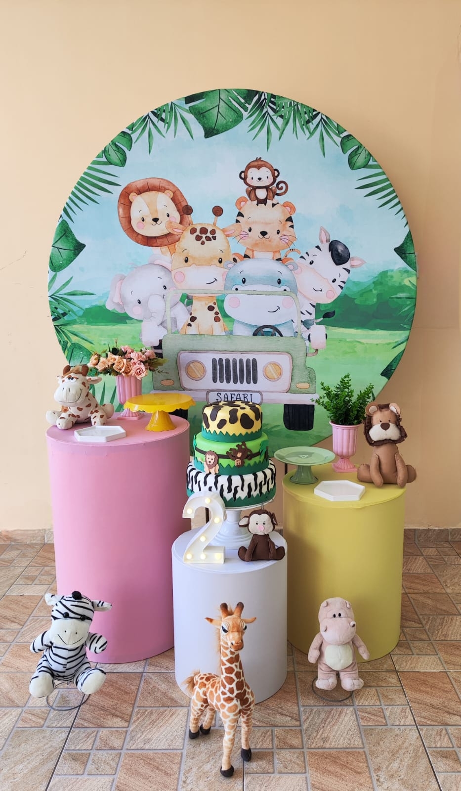 Safari Capa Verde Menina Kit Bronze ||