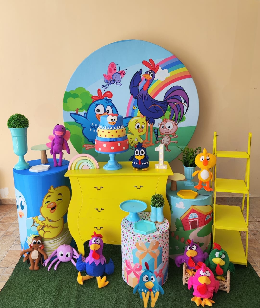 Galinha Pintadinha Menino Kit Ouro