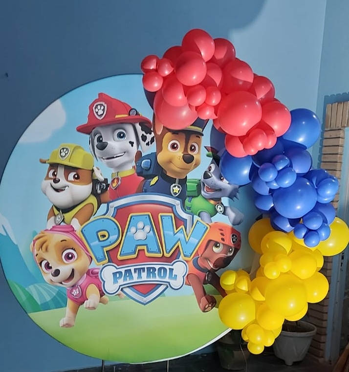 Patrulha Canina Arco de Bexigas Tam G