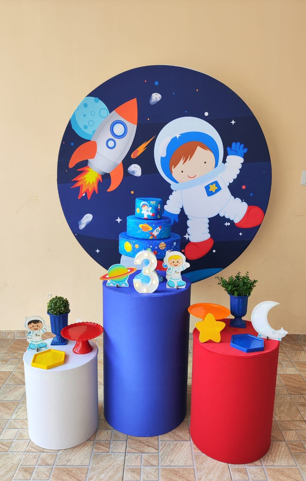 Astronauta Menino Kit Bronze II 