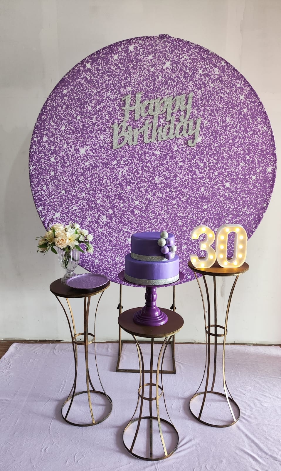 Glitter lilas Kit Ouro