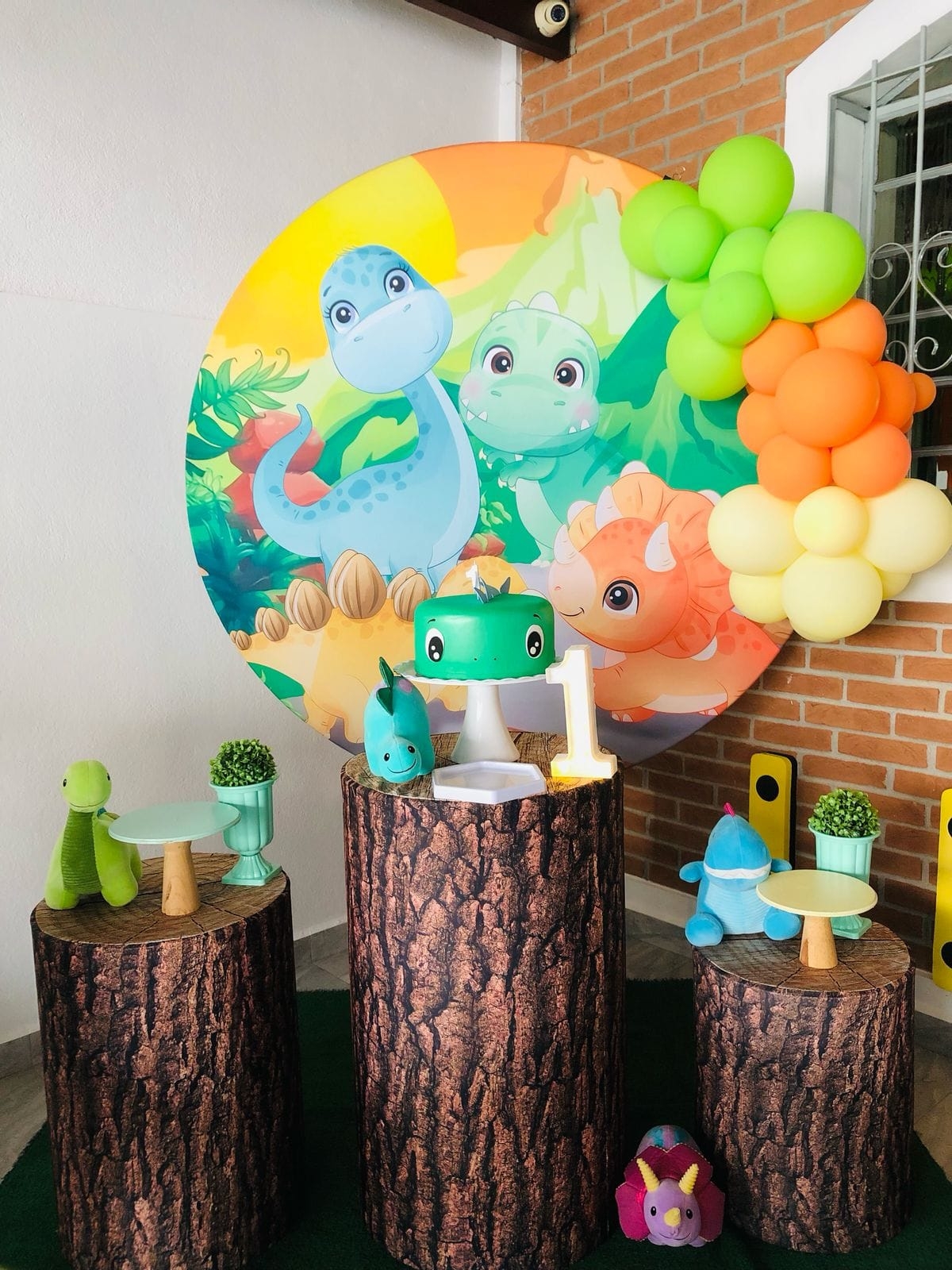 Dinossauro Baby Menino Kit Bronze III	