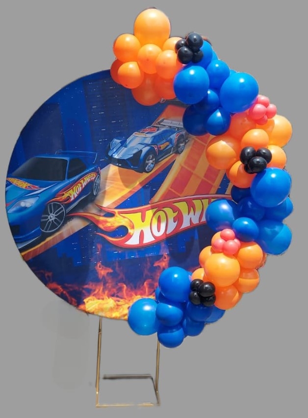 Hot Wheels Arco de Bexigas Tam G