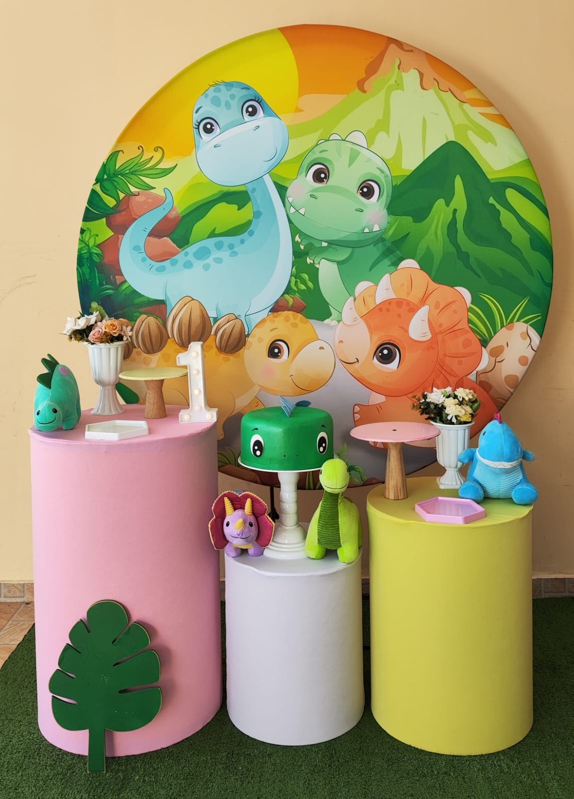 Dinossauro Baby  Menina Kit Bronze II