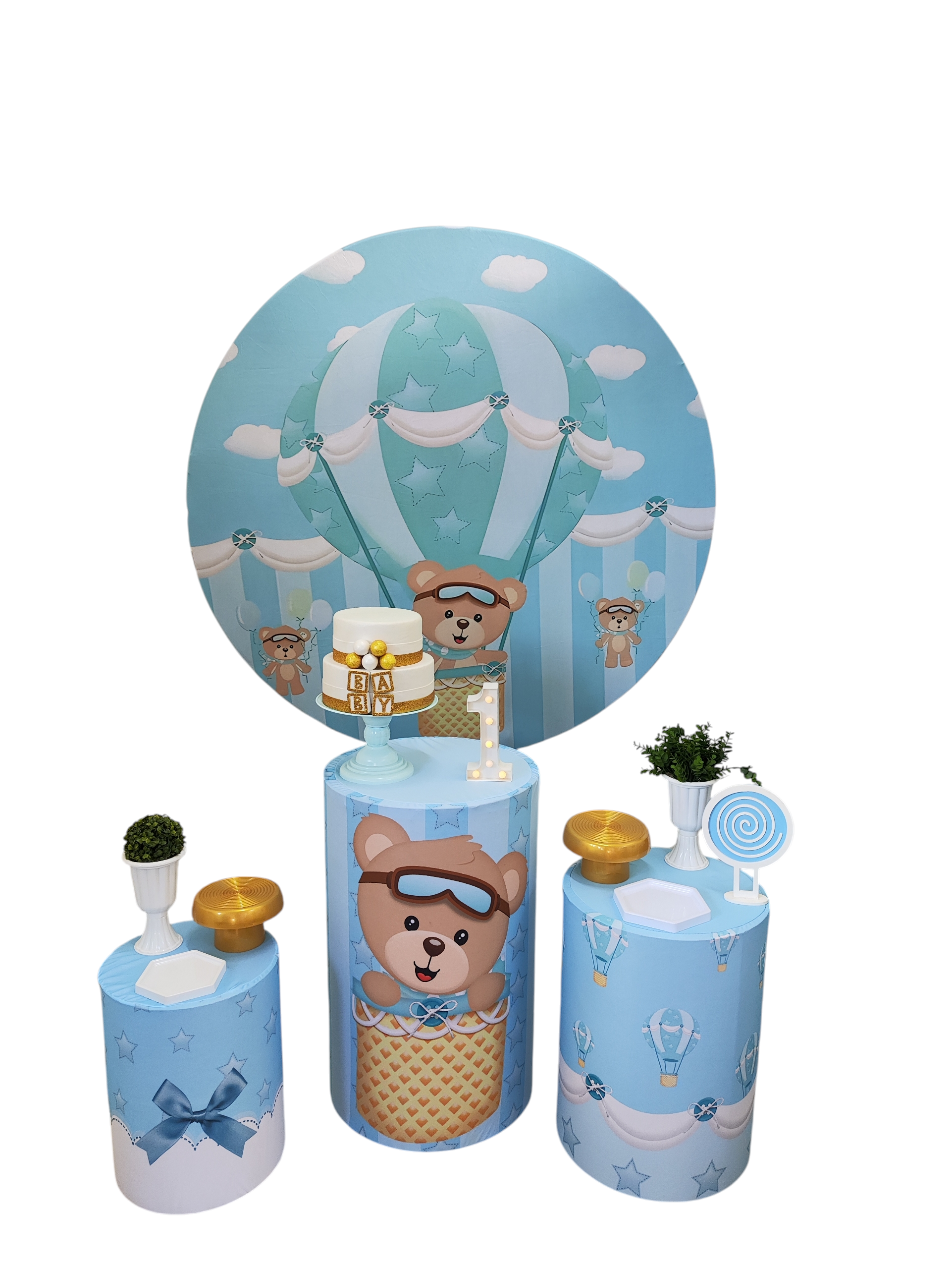 Urso Aviador Kit Bronze 