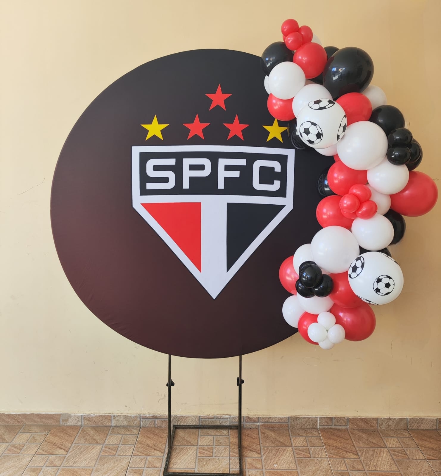 Futebol São Paulo Arco de Bexigas M tematico
