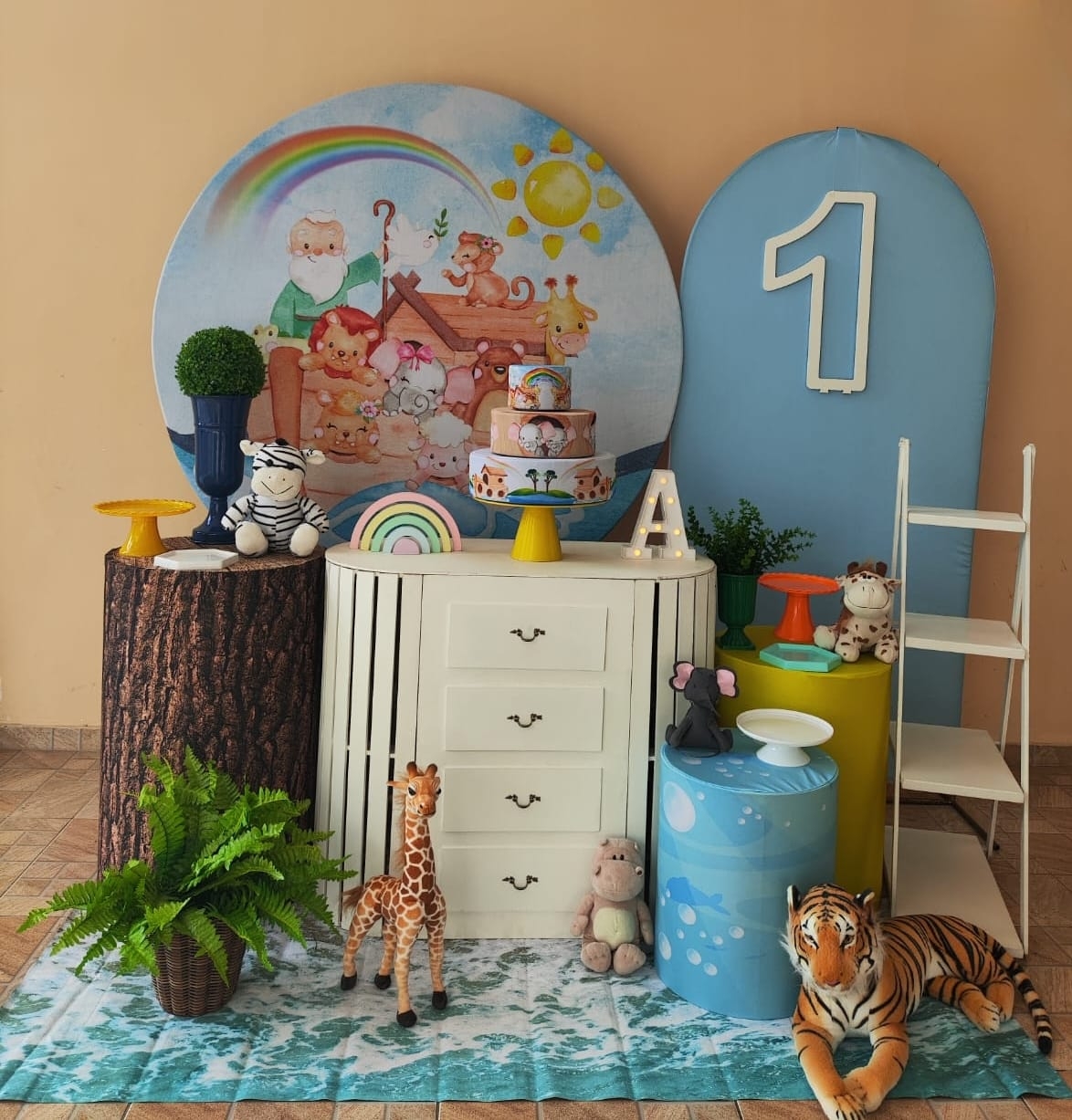  Arca de Noé Menino Kit Diamante