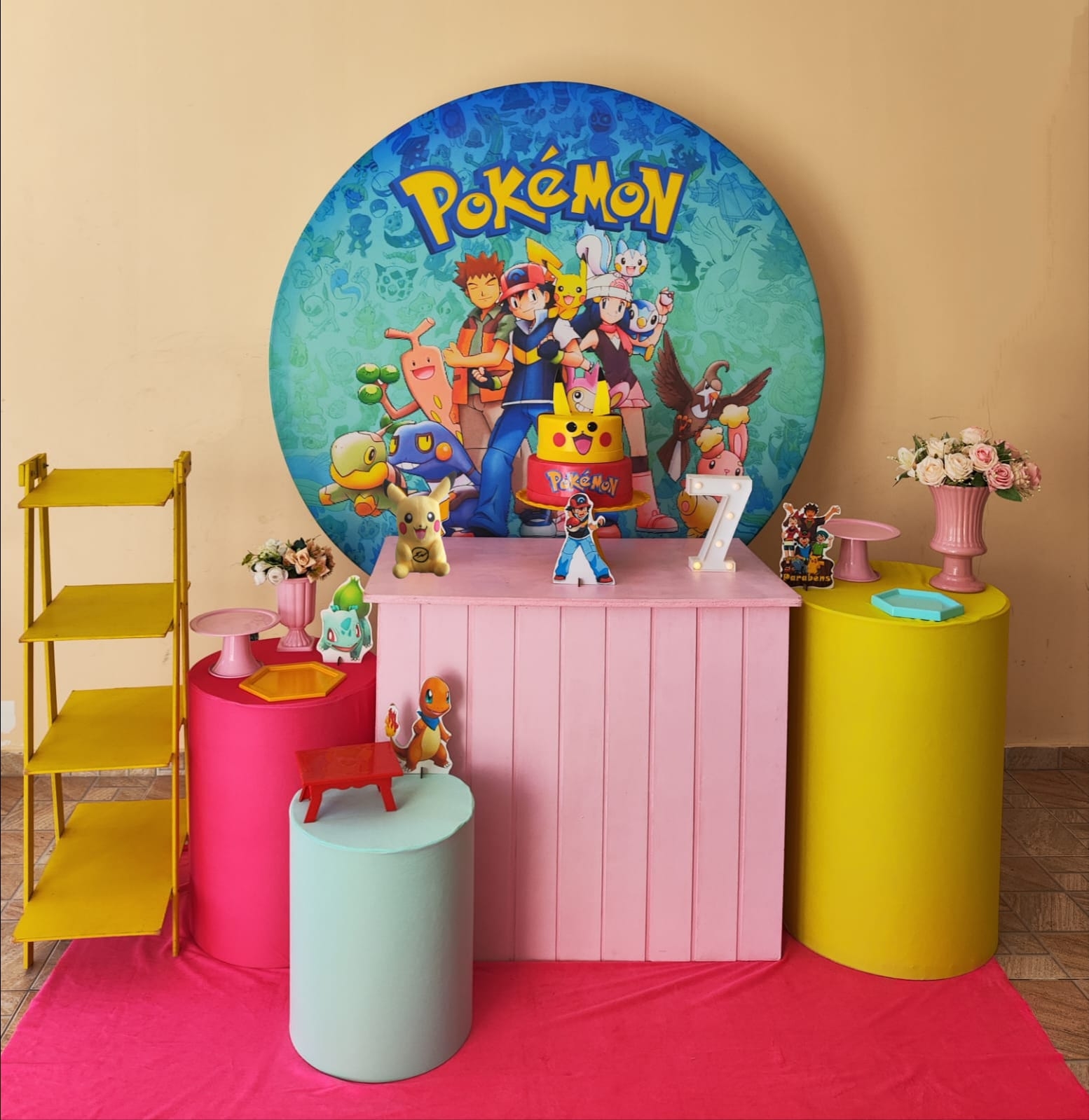 Pokemon Menina Kit Ouro