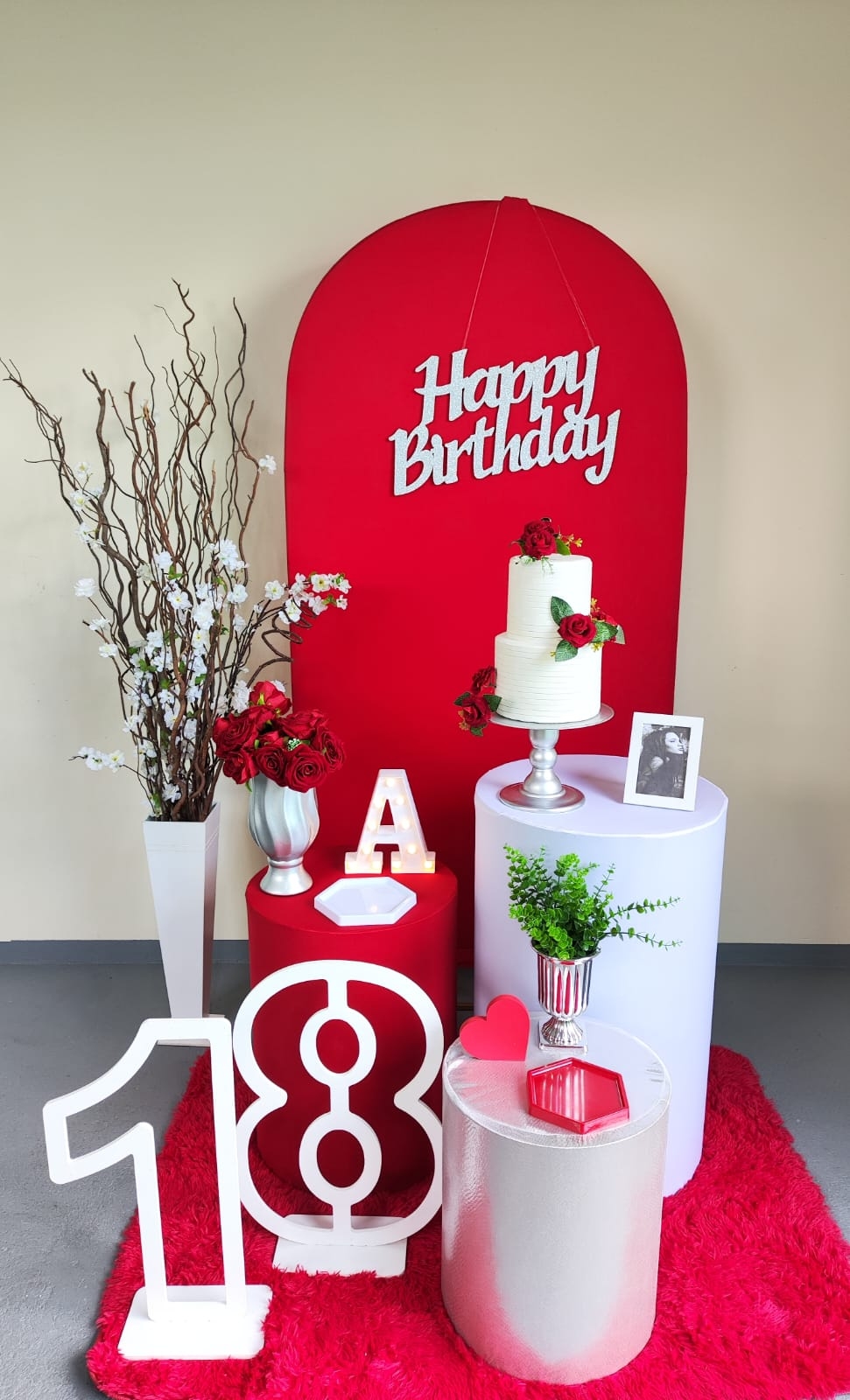 Aniversário Vermelho Kit Ouro