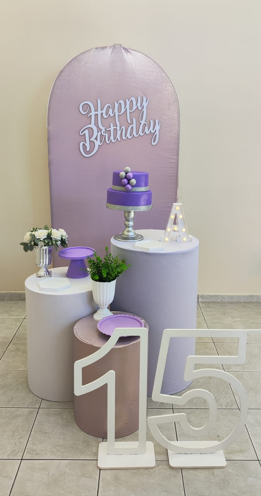 Romano lilas Brilho Kit Bronze