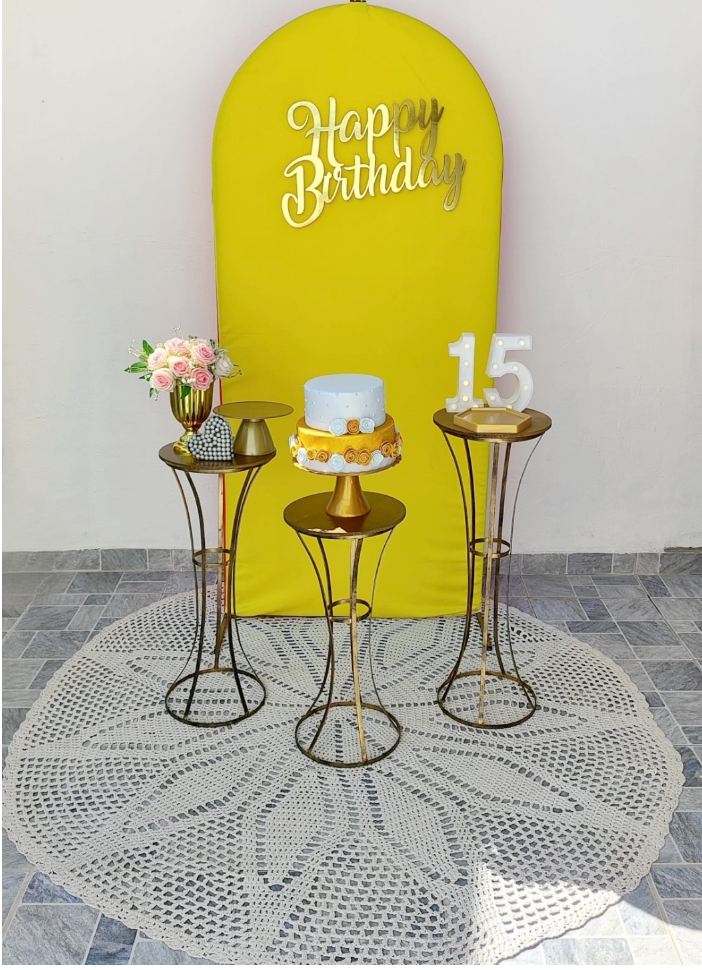 Aniversário Amarelo Kit Ouro