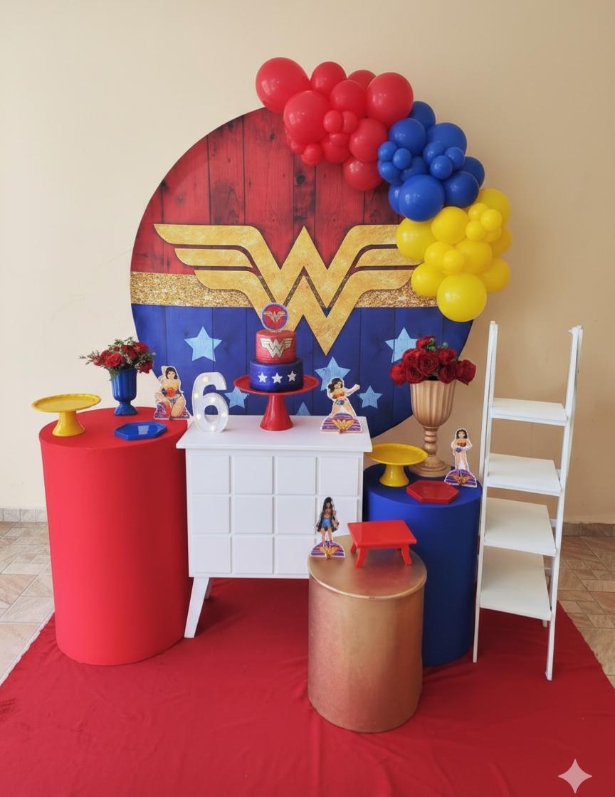 Mulher Maravilha Kit Ouro