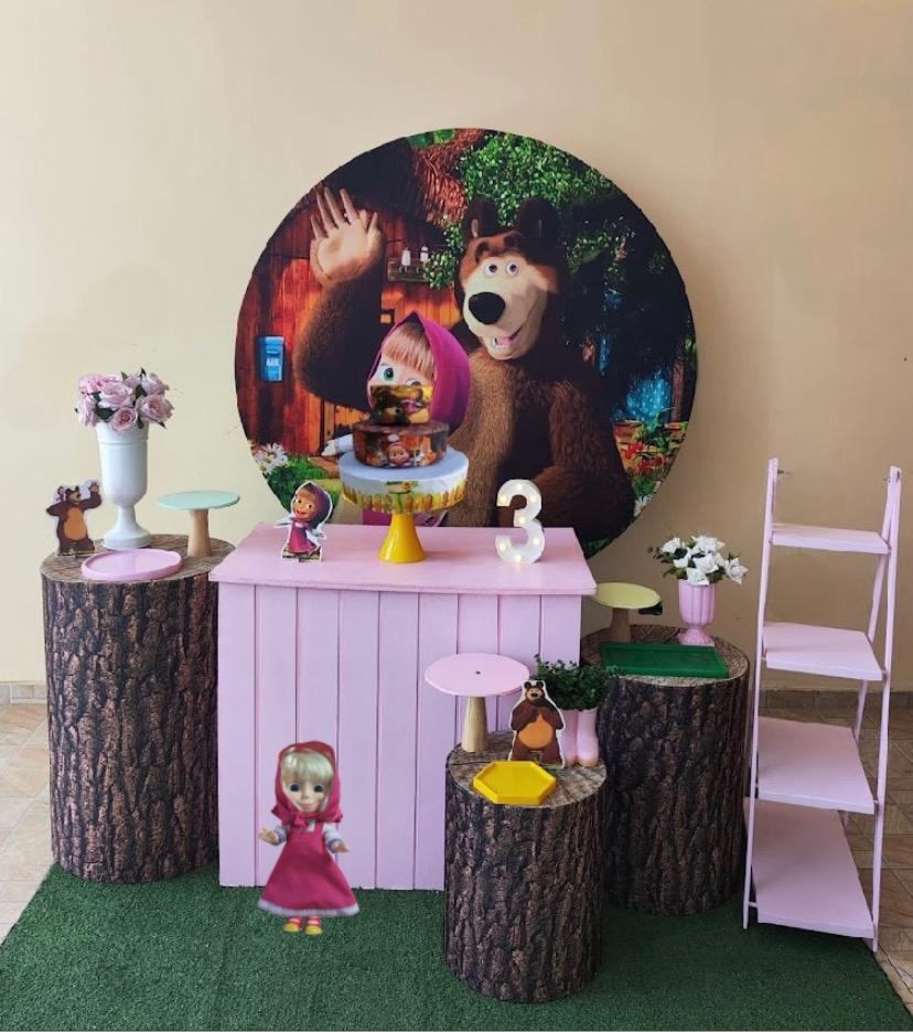 Masha e Urso Menina kit Ouro