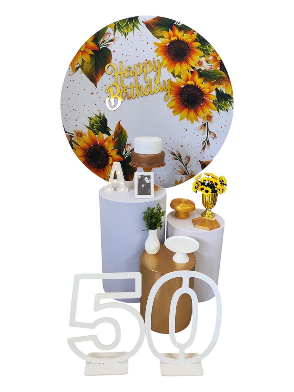 Girassol Capa Branca Kit Prata II