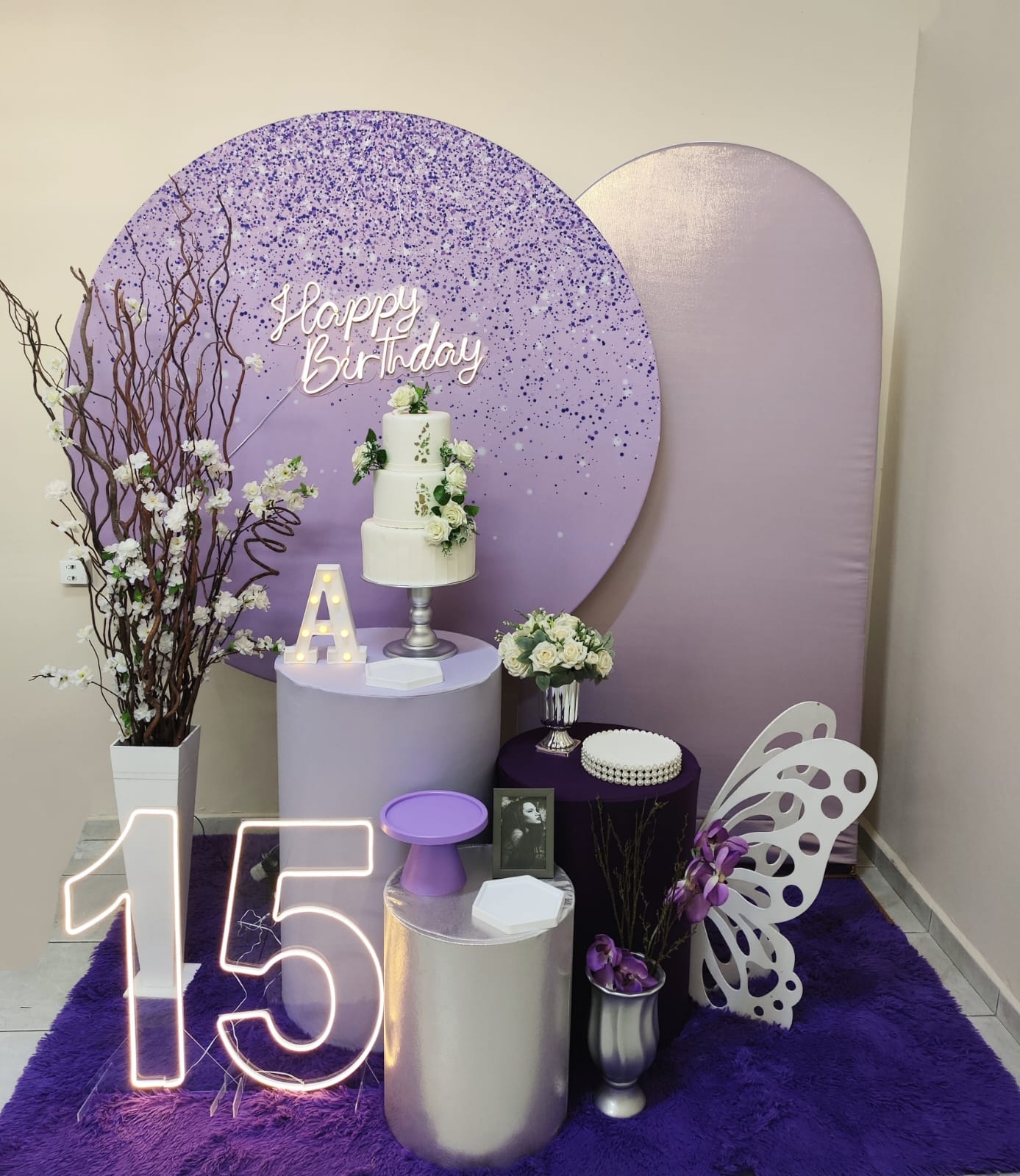 Glitter lilas Modelo 2 Kit Diamante