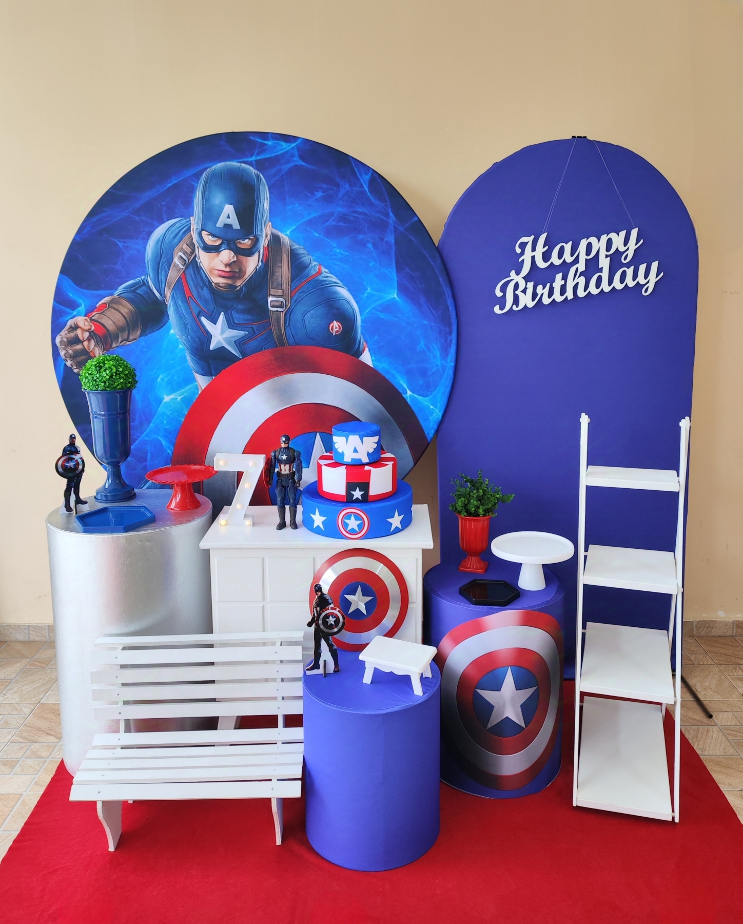 Capitão América kit Diamante 