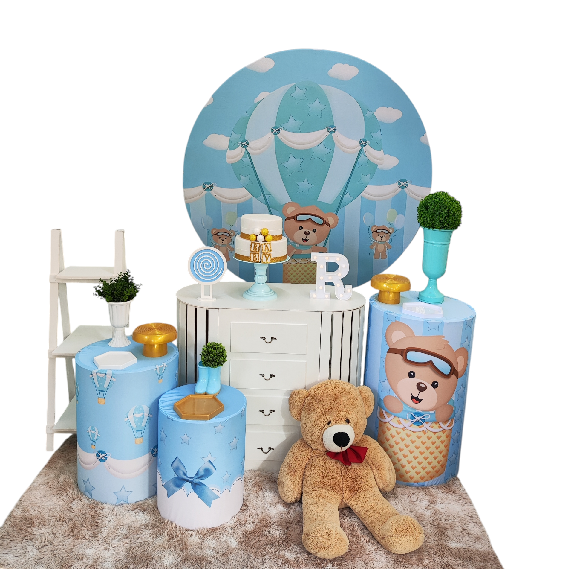 Urso Aviador Kit Ouro