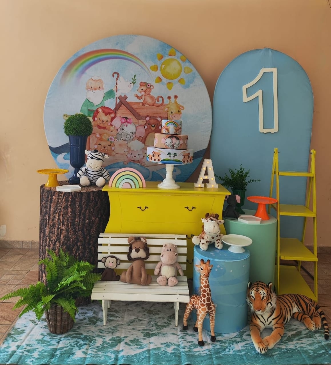 Arca de Noé Menino Kit Diamante 