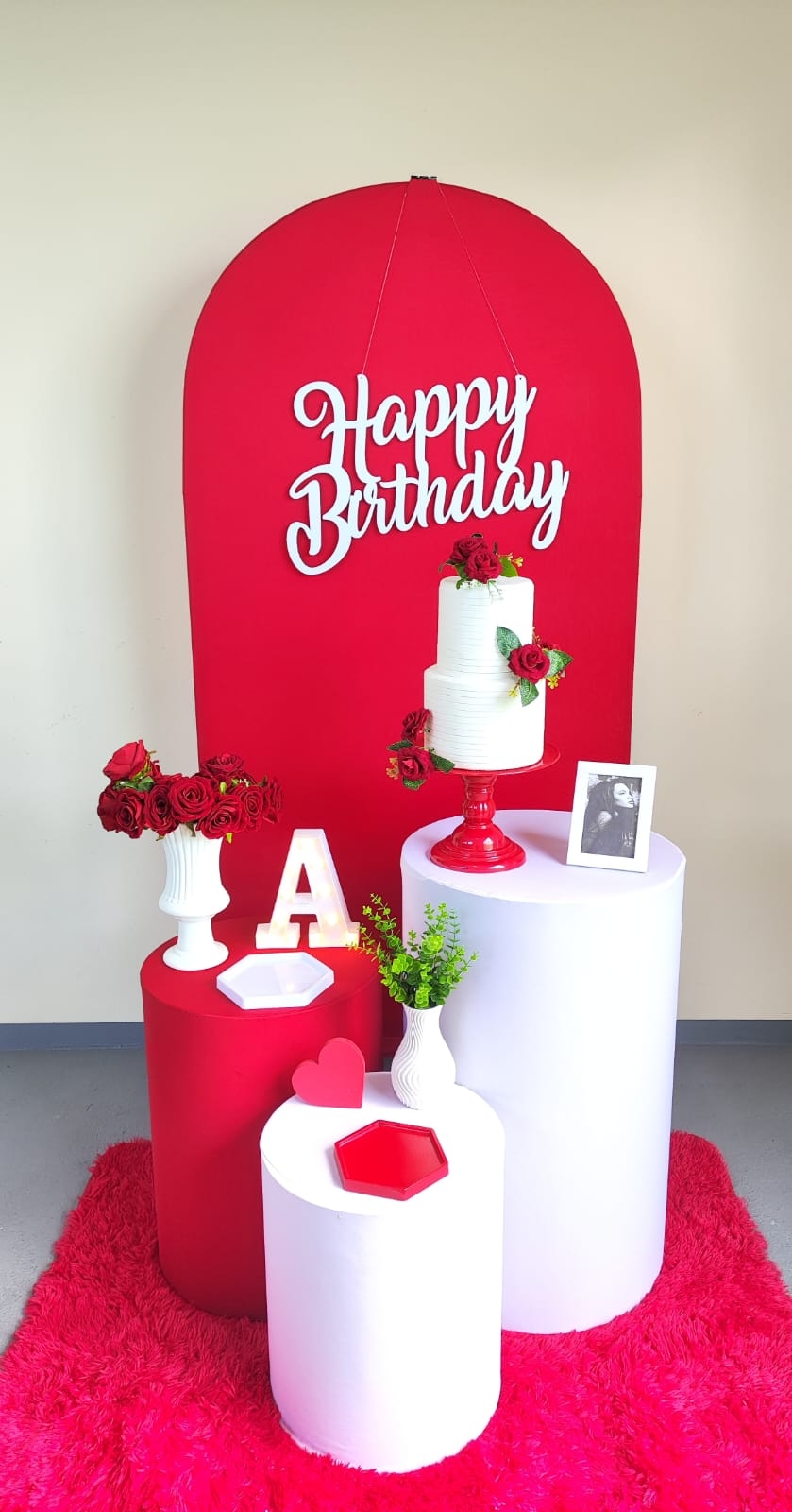 Aniversário Vermelho Kit Bronze