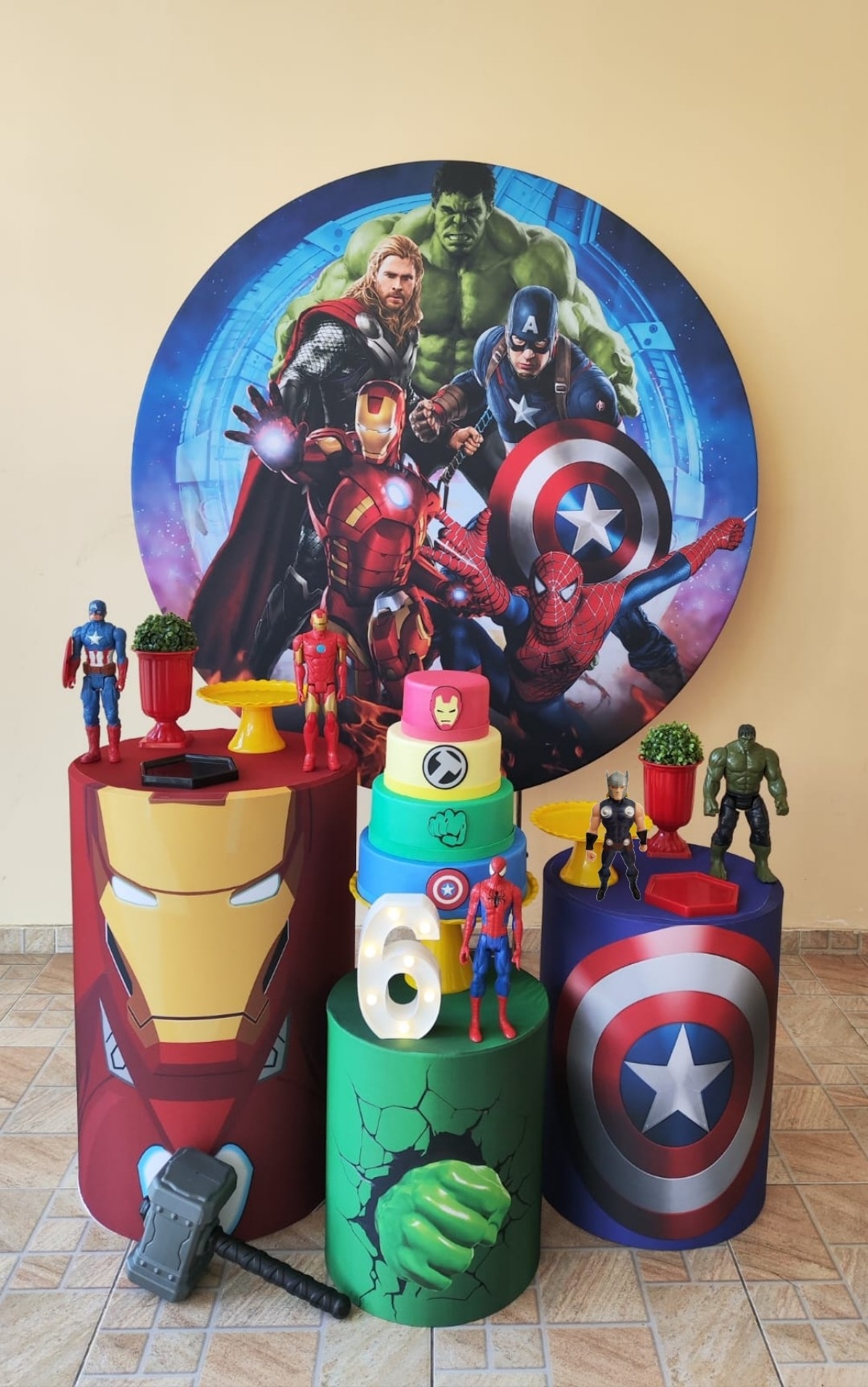 Vingadores Kit Prata