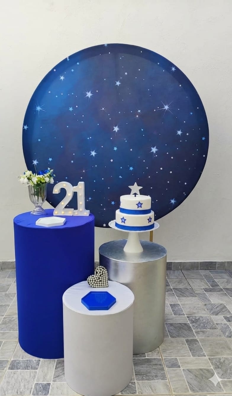 Estrela / Galáxia Kit prata