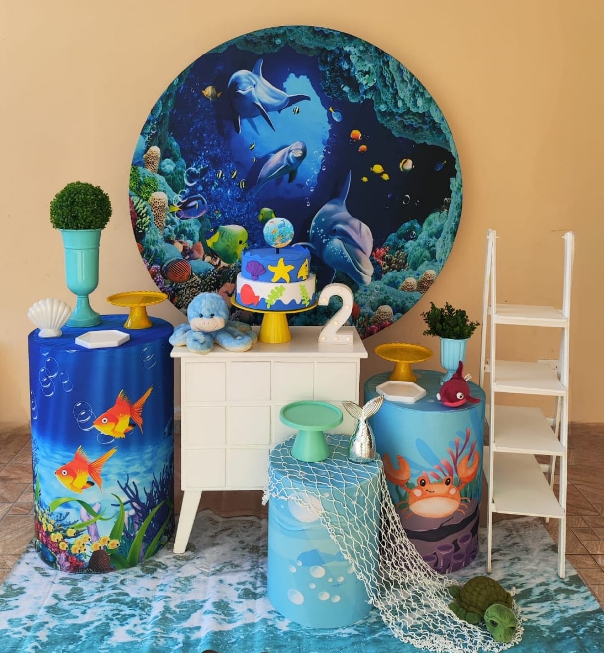  Fundo do Mar Menino Kit Ouro