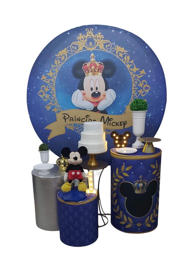 Mickey Príncipe Realeza Kit Ouro