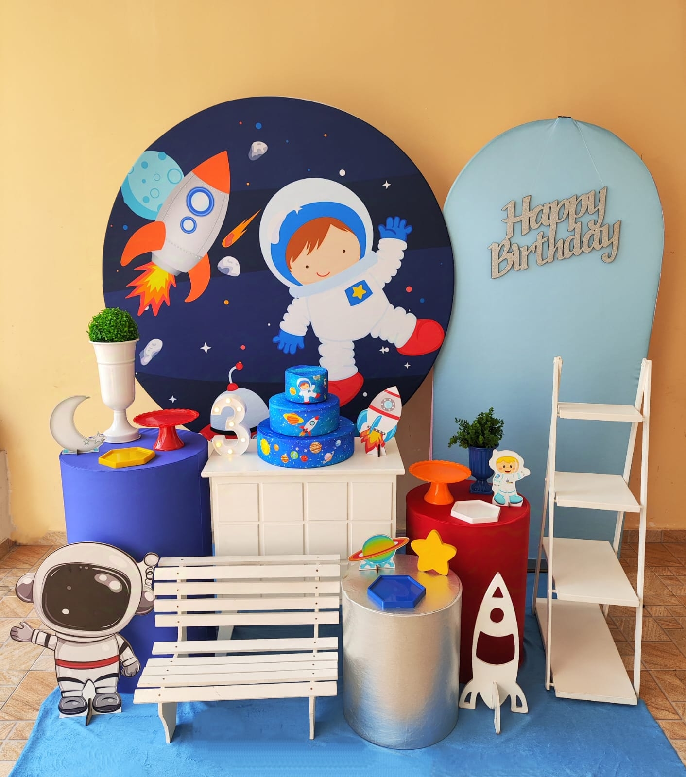 Astronauta Menino Kit Diamante 