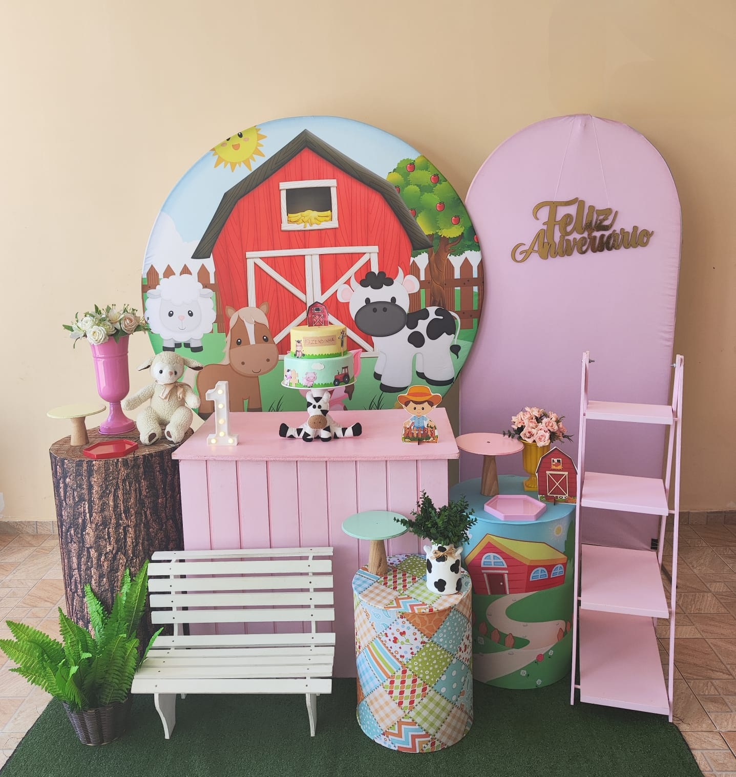 Fazendinha Menina Kit Diamante