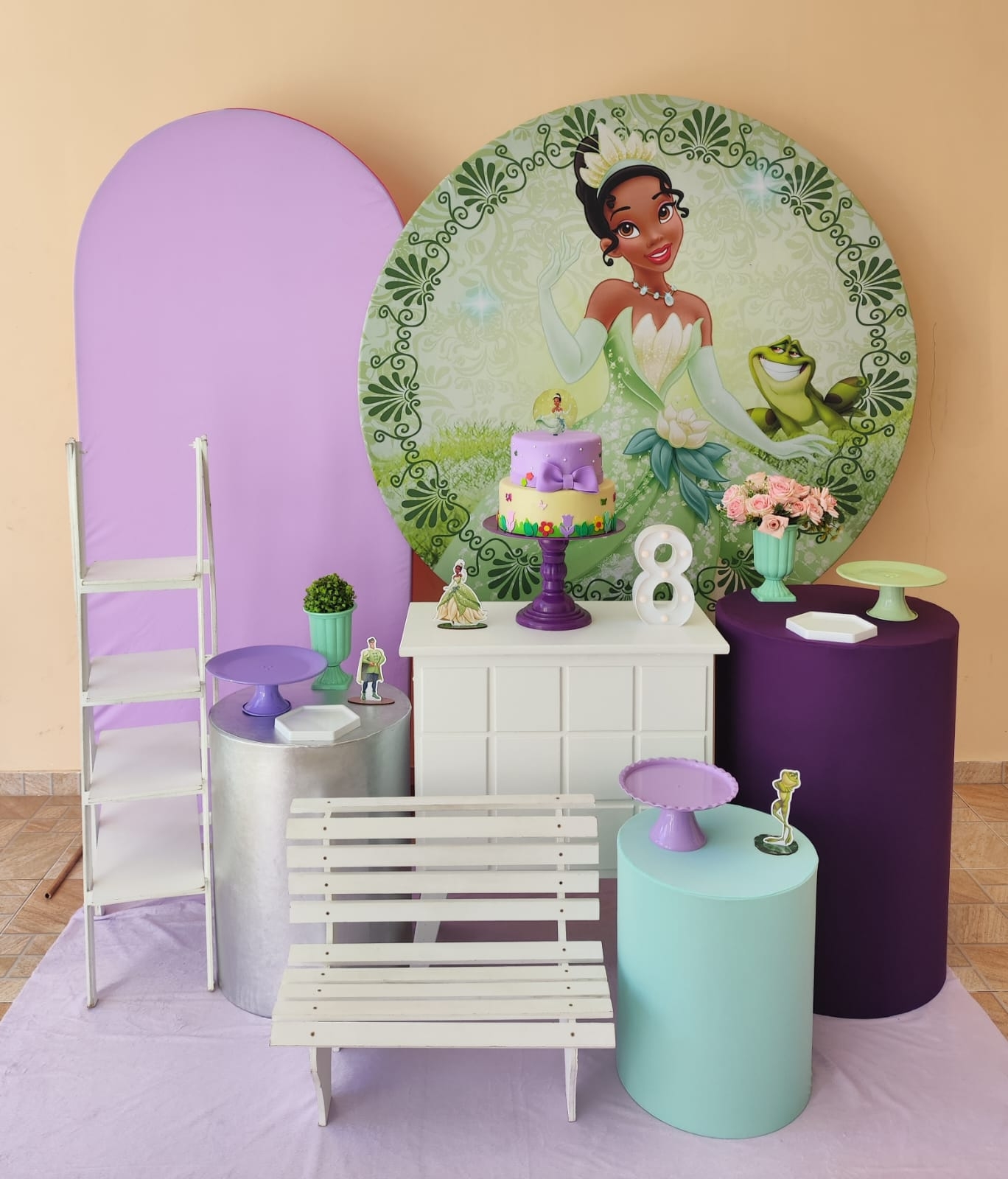 Princesa Tiana e o Sapo Kit Diamante