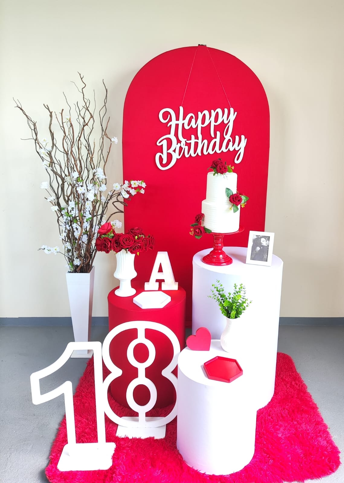 Aniversário Vermelho Kit Ouro