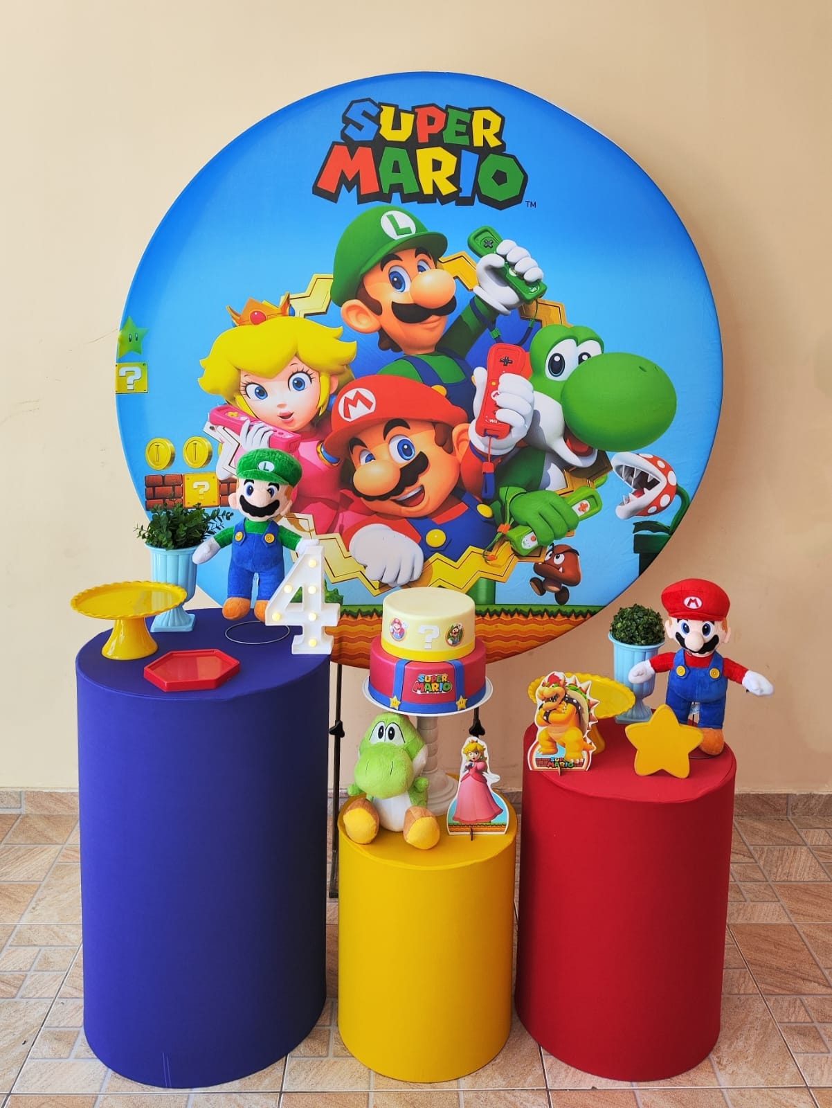 Mario Bros Menino Kit Bronze II