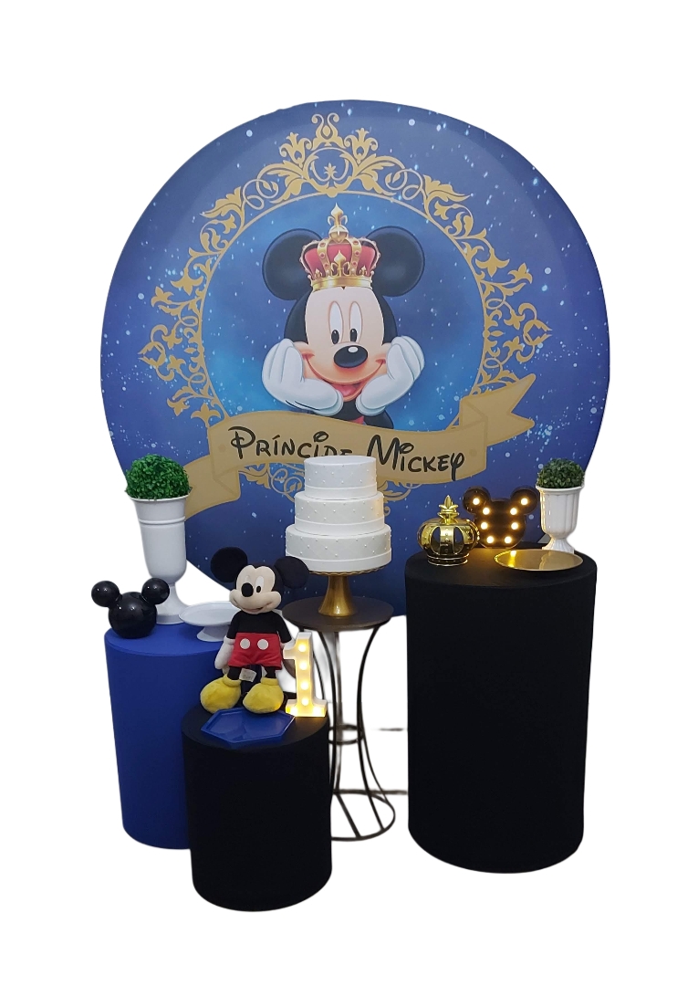 Mickey Príncipe Realeza Kit Ouro