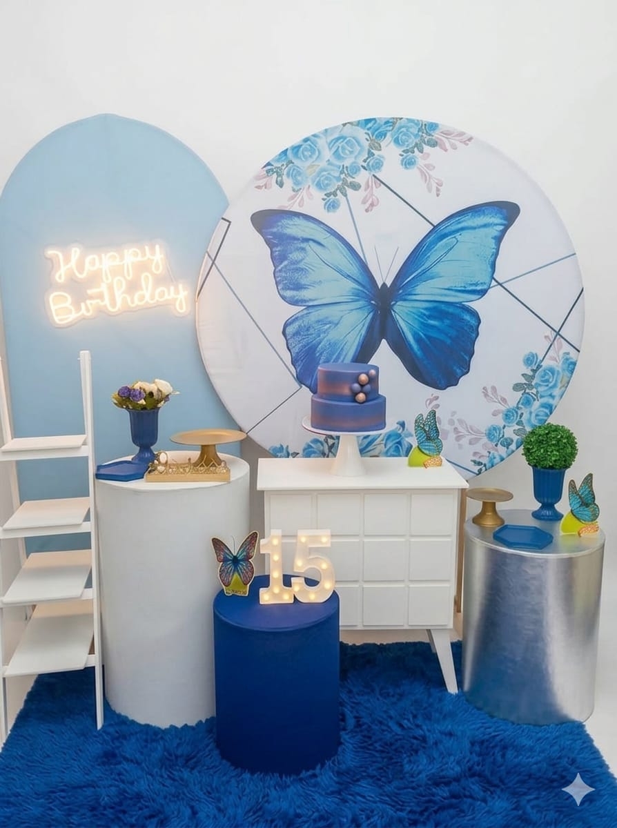 Borboleta Azul Kit Bronze II