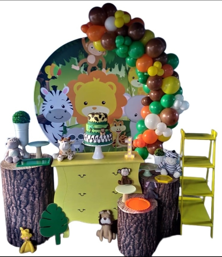 Safari Capa Laranja Menino  Kit Ouro