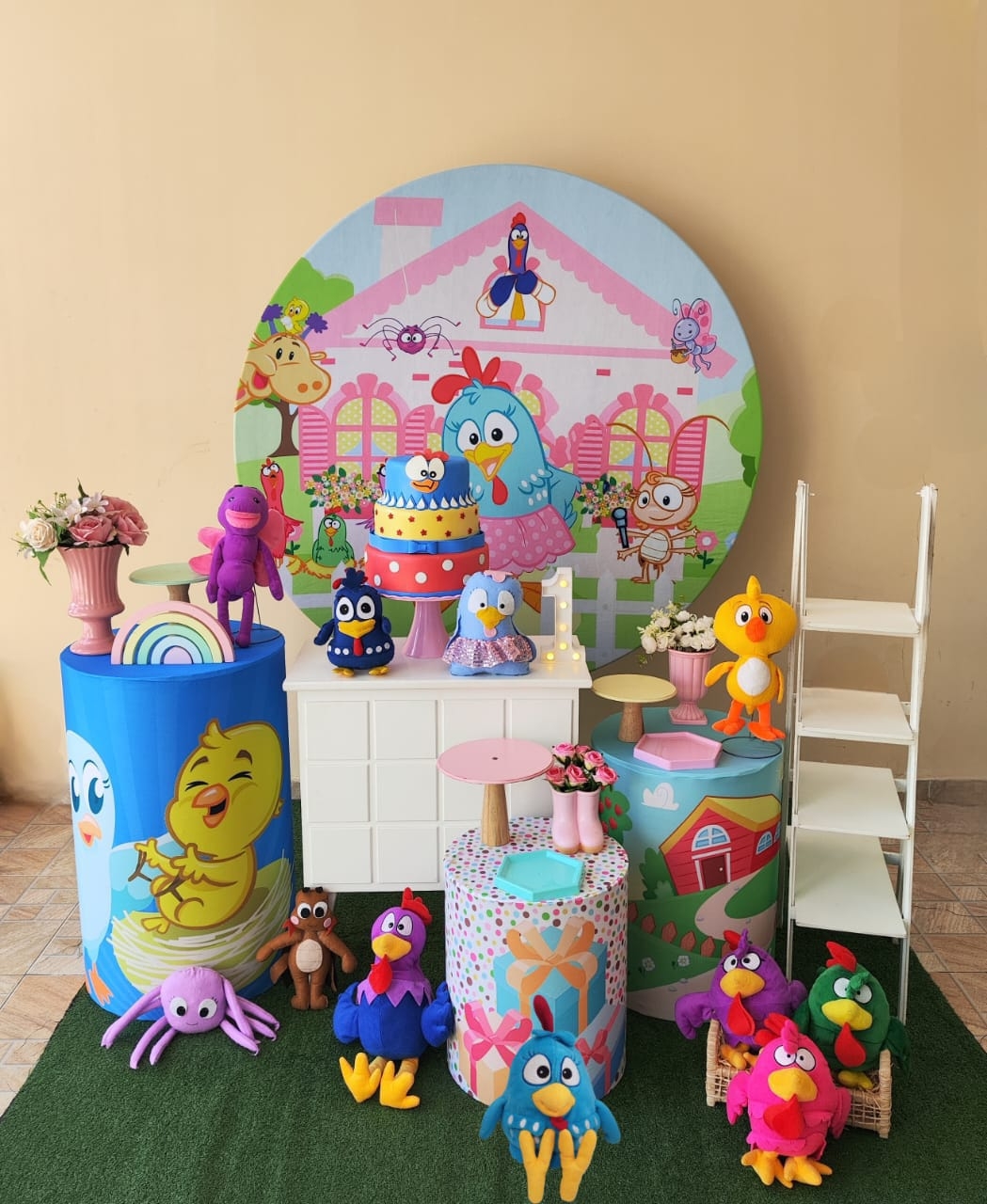 Galinha Pintadinha Menina Kit Ouro