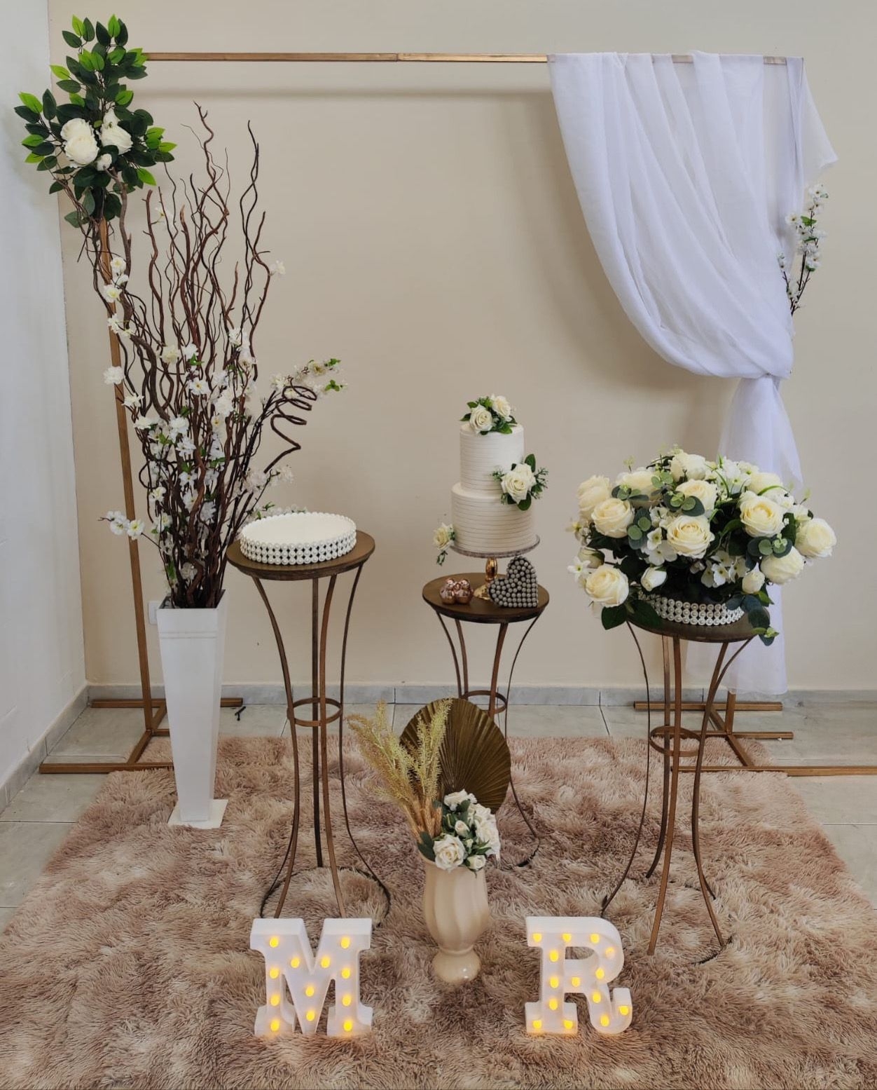 Casamento e Noivado com flores Kit Diamante