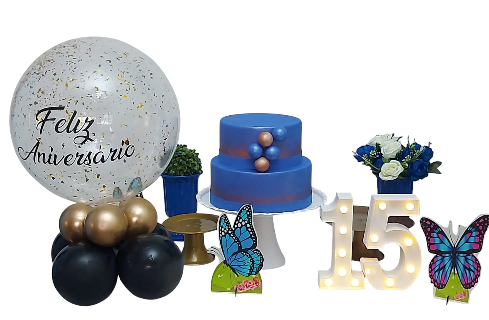 Borboleta Azul Kit Cantinho II