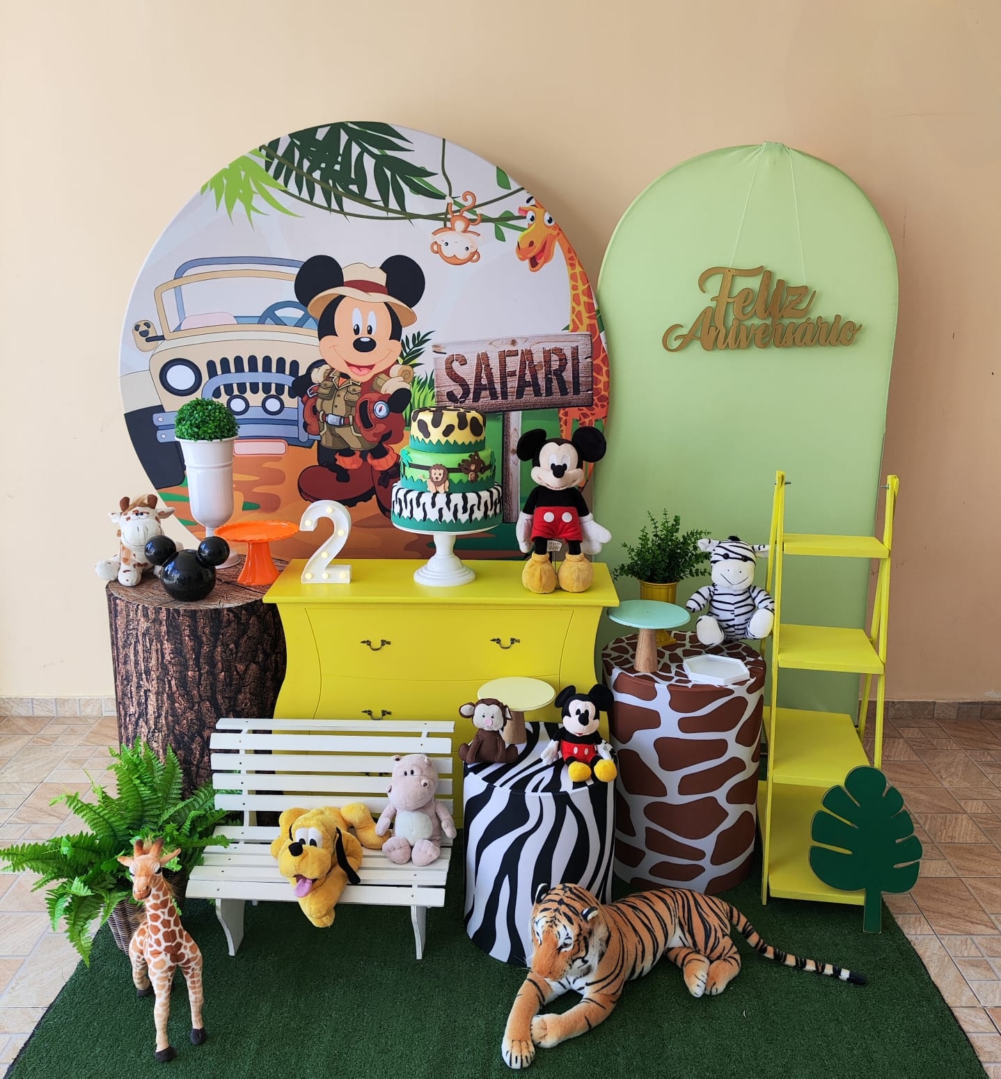 Mickey Safari Kit Diamante 