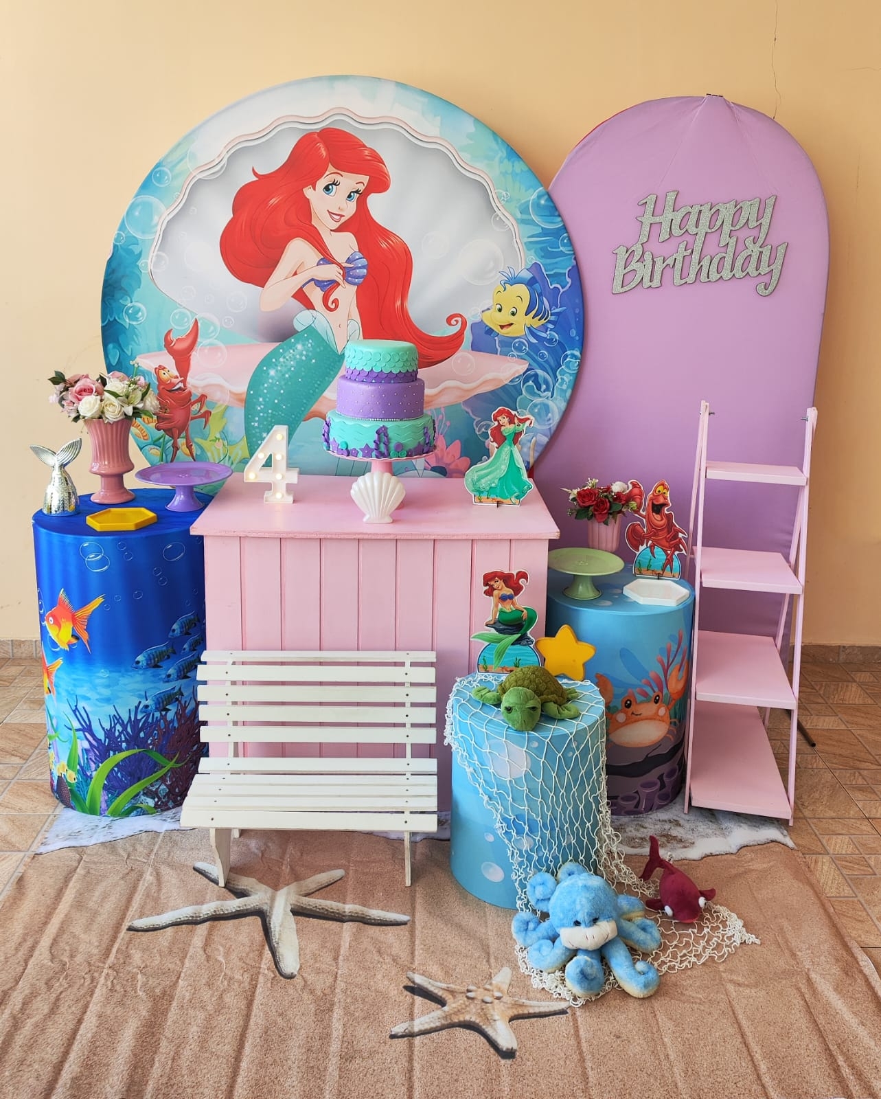 Ariel Pequena Sereira Kit Diamante