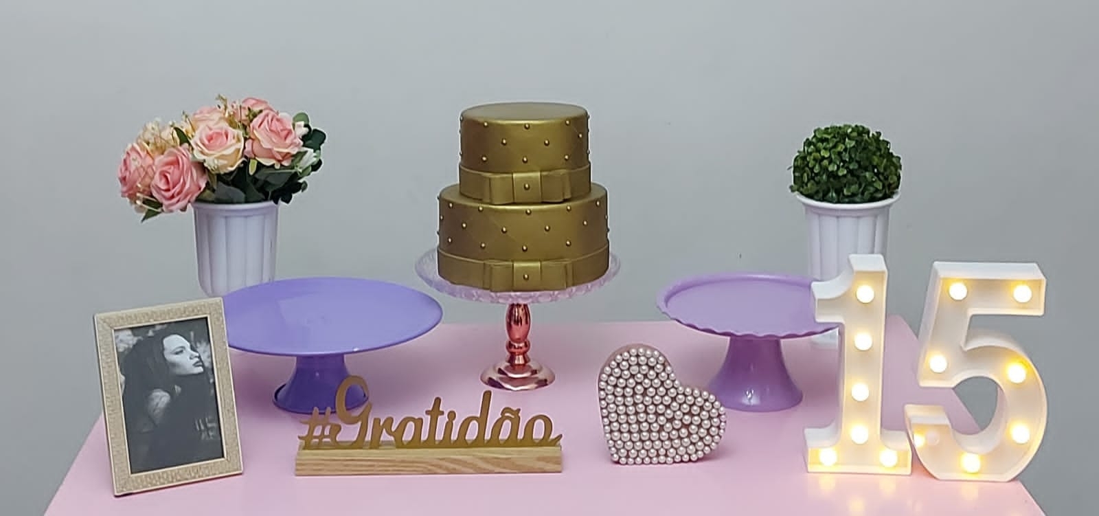 15 Anos Kit Cantinho Modelo 4